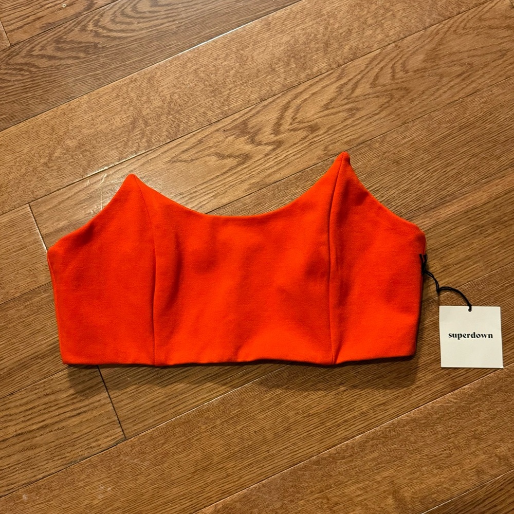 NWT Superdown Bustier Top